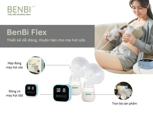 Cấu hình của máy hút sữa BenBi Flex có đáng để mẹ quan tâm